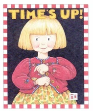 Emerson-TIME'S UP! Wristwatch-Handcrafted Fridge Magnet-W/Mary Engelbreit art
