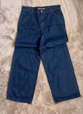 Mother SnackS! THE Fun Dip Utility Puddle JEANS size 28 cold brew wash