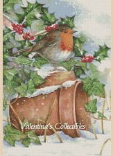 Christmas Robin Counted Cross Stitch Chart  No. 4-341/1