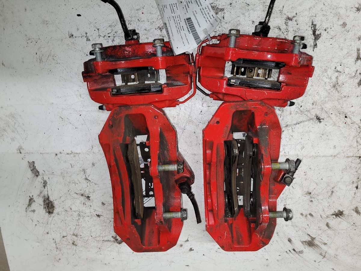 DODGE CHALLENGER Full Caliper Set, 4 piston (opt BR4 or BR7), red