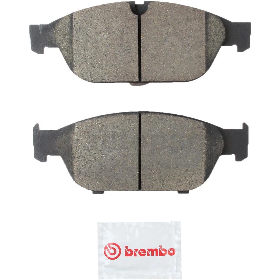 Pastilhas de freio dianteiras Brembo OE Premium cerâmica para 2012-2018 Audi A6 Quattro - Imagem 3 de 4