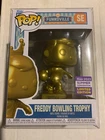 FUNKO POP FREDDY BOWLING TROPHY GOLD 2023 SDCC EXCLUSIVE + PROTECTOR NEW IN HAND