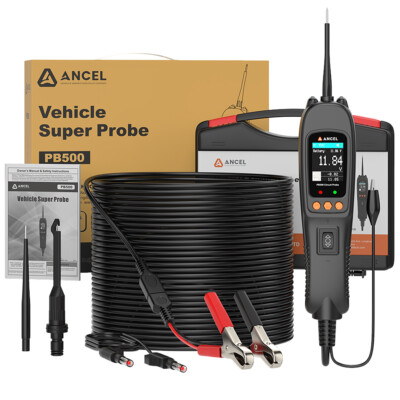 ANCEL PB500 Car Power Circuit Tester Probe 12V-24V Electrical System Tester Tool