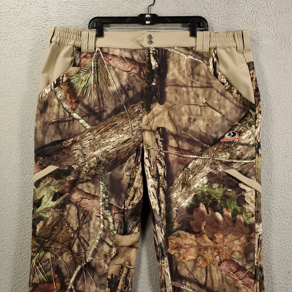 Mossy Oak Break Up Country Pants Sz 2X Scent Factor Soft Lined Hunting Camo - Image 2 of 4