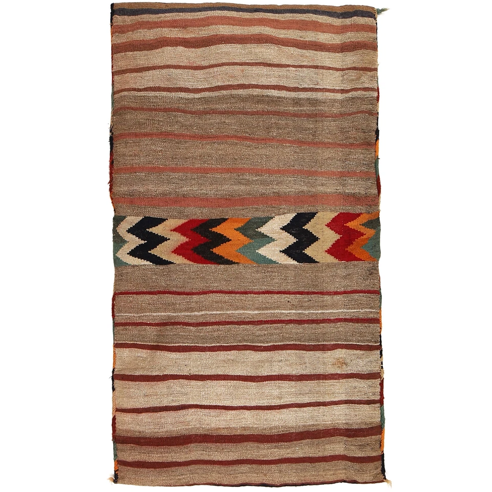 Hand Knotted Afghan Traditional Wool Rug Vintage Saddle Bag 2'5x4'6 ft -G22484 - Image 2 of 2