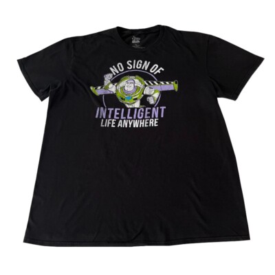 Toy Story Buzz Lightyear XL Graphic T-Shirt No Sign of Intelligent LIfe Anywhere