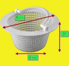Deluxe Above & In Ground Pool Thru Wall Skimmer Basket Pentair Hydro Skim 513330