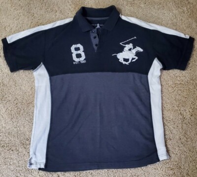 Men's Beverly Hills Polo Club Short Sleeve Embroidered Polo Shirt