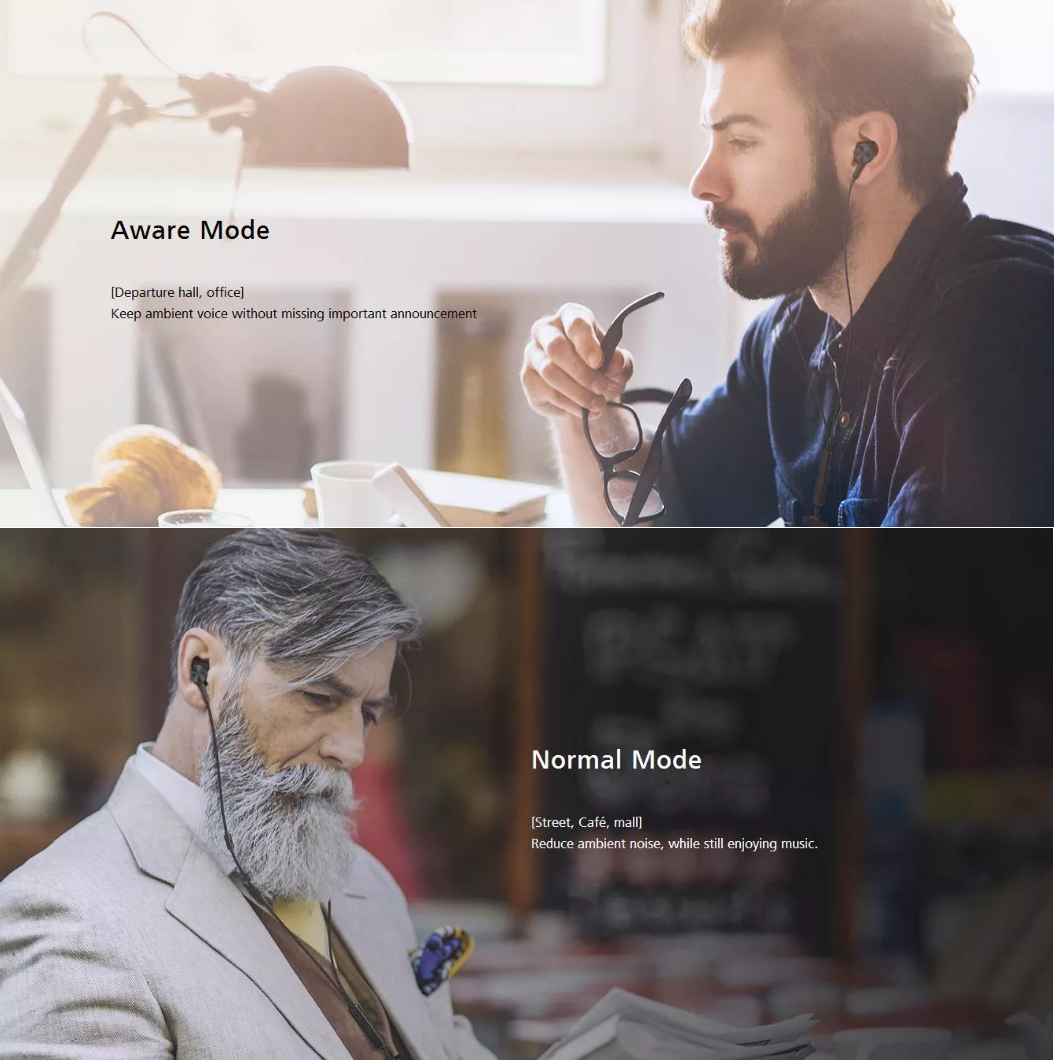 original huawei cm q3 active noise canceling earphones digital type c in ear