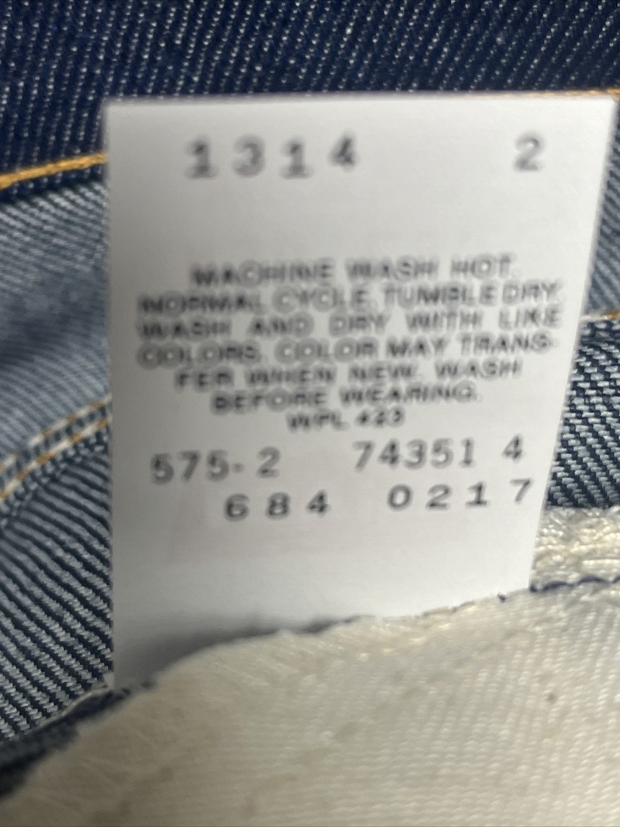Vintage NEW Levi's Orange Tag 584 684 Bell Bottom Jeans 30 X 33