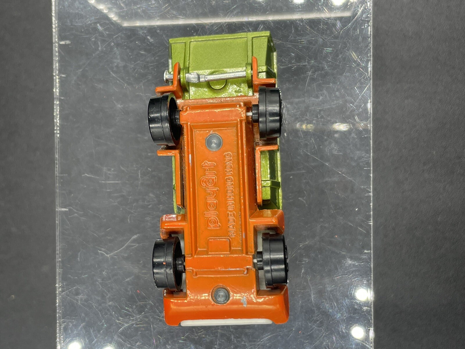 Vtg PlayArt DUMP TRUCK Woolworth Woolco Peelers Orange Green 1970s eBay
