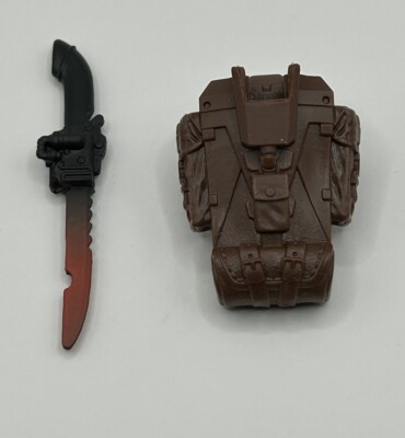 GI Joe Classified Series Zarana Backpack & Dagger Lot Fodder 1/12 Scale