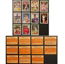 LOT OF 11 DIFFERENT 1988 BASEBALL CARDS MADE BY O-PEE-CHEE OF CANADA, NM TO MINT