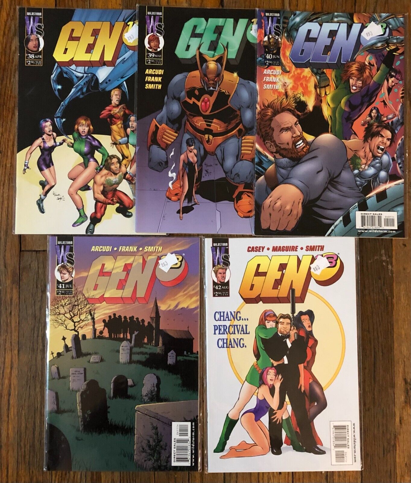 Gen 13 Lot of 5 Wild Storm Comic Books 