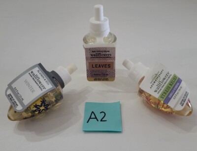 Bath & Body Works Wallflowers Home Fragrance Refill Mix Scents Lot Of 3 Read A2