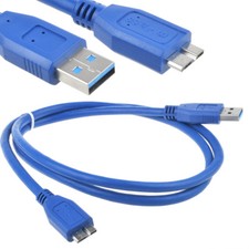 3ft Sync USB 3.0 A to Micro B Cable Cord for Seagate Goflex External Hard Drive
