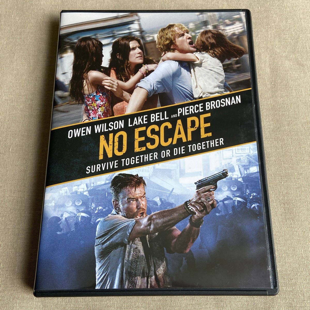 No Escape (DVD 2015) Action Thriller Owen Wilson Lake Bell Pierce