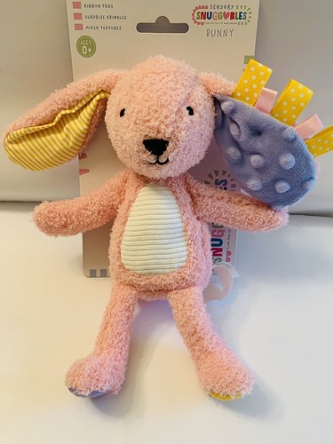 Peluche Make Believe Ideas peluche animale imbottito - Giocattolo coniglietto rosa - Foto 3 di 5