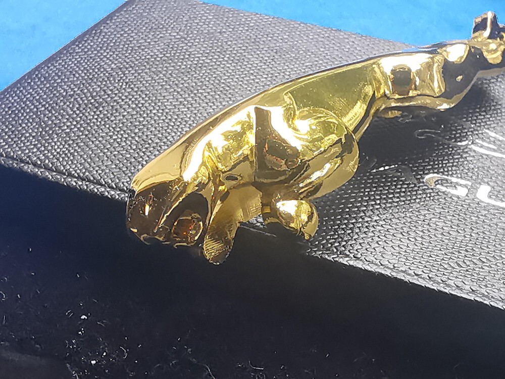 Jaguar 3D Golden Car Keychain Key Ring Key Chain NIB | eBay