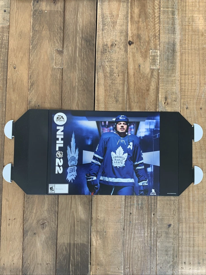 Rare NHL 22 Auston Mathews Game Store Toronto Maple Leafs🍁Promo Display Poster - Image 4 of 4