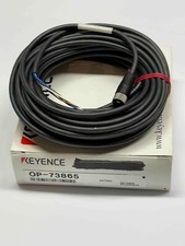 Keyence OP-73865 Sensor Cable M8 4-Pin Female Flying Leads 10m PVC NEW