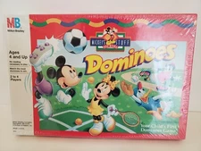 Vintage 1995 Milton Bradley Mickey's Stuff For Kids Dominoes