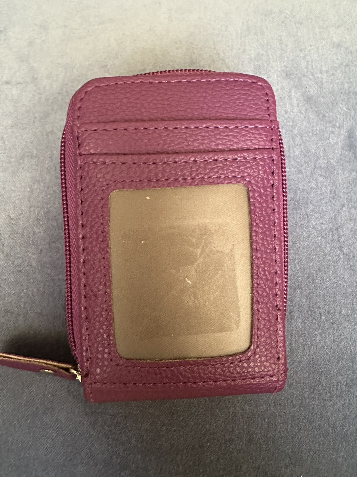 Card Holder Wallet  With Front. Photo ID Pouch, Zips, 13 Slots,  Credit cards ID-image