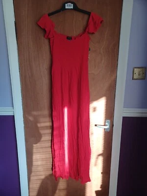 New Look Size L Red Maxi Dress - Image 1 of 4