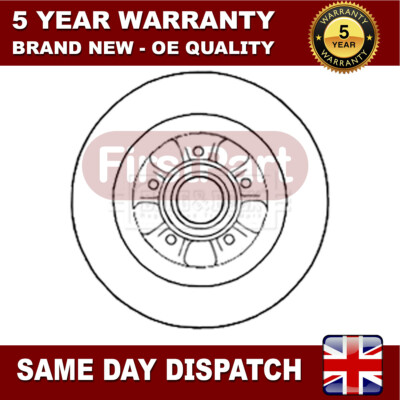 Fits Renault Espace 2002- Vel Satis 2002-2009 FirstPart Rear 1x Brake Disc