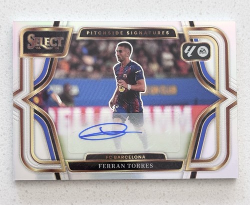 Panini Select La Liga 2025-26 Ferran Torres Pitchside Signatures Auto