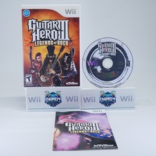 Guitar Hero 3 III Legends of Rock CIB W/ Manual - Wii