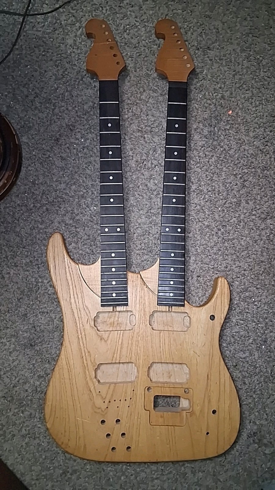 Rare Washburn N8 Nuno Bettencourt Double-Neck Body  /  Authentic Project