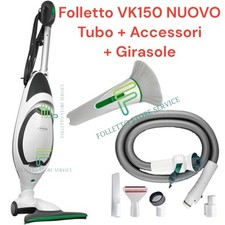 FOLLETTO VK150 NUOVO Vorwerk TUBO ACCESSORI GIRASOLE GARANZIA 24 MESI SACCHETTI