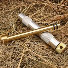 Brass Emergency Fire Tubes Practical Compression Outdoor Igniter Tube Fire Start