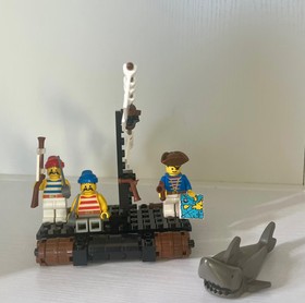Lego 6257 Castaways Raft Vintage 100% Complete w/Instruction Manual 