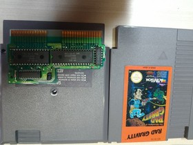 RAD GRAVITY NINTENDO NES MATTEL PAL A  COMPLETO 
