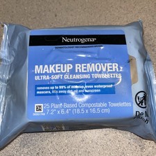 NEUTROGENA Makeup Remover Ultra-Soft Cleansing Towelettes  25 Count Pack
