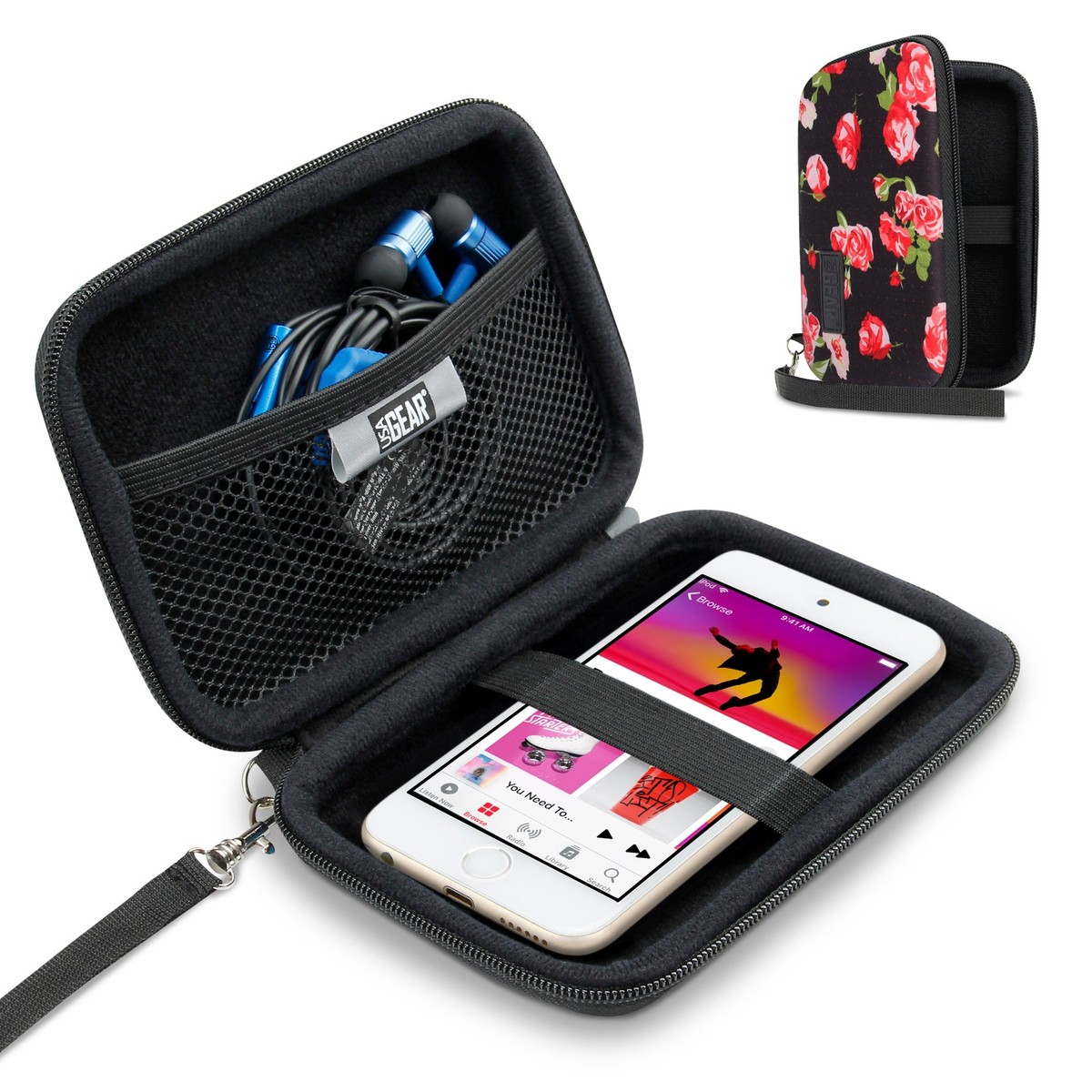 iPod touch 32G ケース付き USA GEAR Protective Hard Shell Carrying Case for iPod Touch and