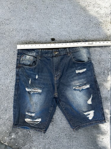 Southpole pantaloncino jeans uomo effetto invecchiato strappato taglia 36 RN 82628 - Foto 4 di 10