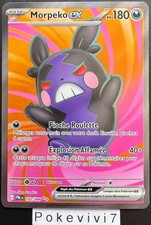 Carte Pokemon MORPEKO 102/084 EX Full Art FA ME05 Nuit Noire PBL FR NEUF