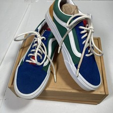 Vans Old Skool Yacht Club Skater Sneakers Color Block Suede Sz 5.5 Men Wom s Sz