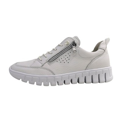 Waldläufer Birdy Damenschuhe Schnürschuhe Weiß Freizeit