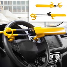 Heavy Duty Car Steering Wheel Lock Twin Bar Steering Lock Car Anti-theft Device