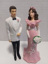 VTG 1991 EHW WILTON Cake Toppers Bridesmaid Groomsman