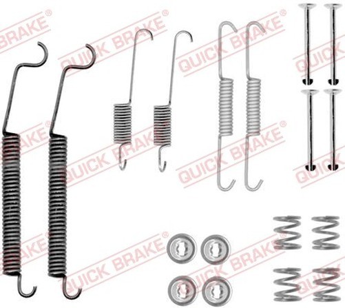 Quick Brake 105-0830 ZubehöRsatz Bremsbacken FüR CitroËN, Peugeot, Renault-image