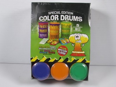 Toxic Waste Drum Sour Candy 12 Pack SPECIAL EDITION PLUS MYSTERY FLAVOR 12/2026