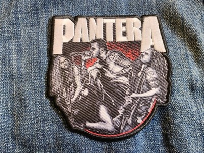 Pantera Vulgar 3.75 x 3.5 Inch Iron On Patch
