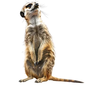 Meerkat Self Adhesive Vinyl Sticker
