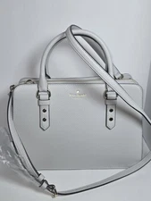 BRAND NEW WITH TAGS KATE SPADE NEW YORK MULBERRY STREET LISE SATCHEL IN STONE...