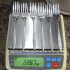 6 Wallace Sterling Spanish Lace Salad Forks 228.7 Grams Use or Scrap